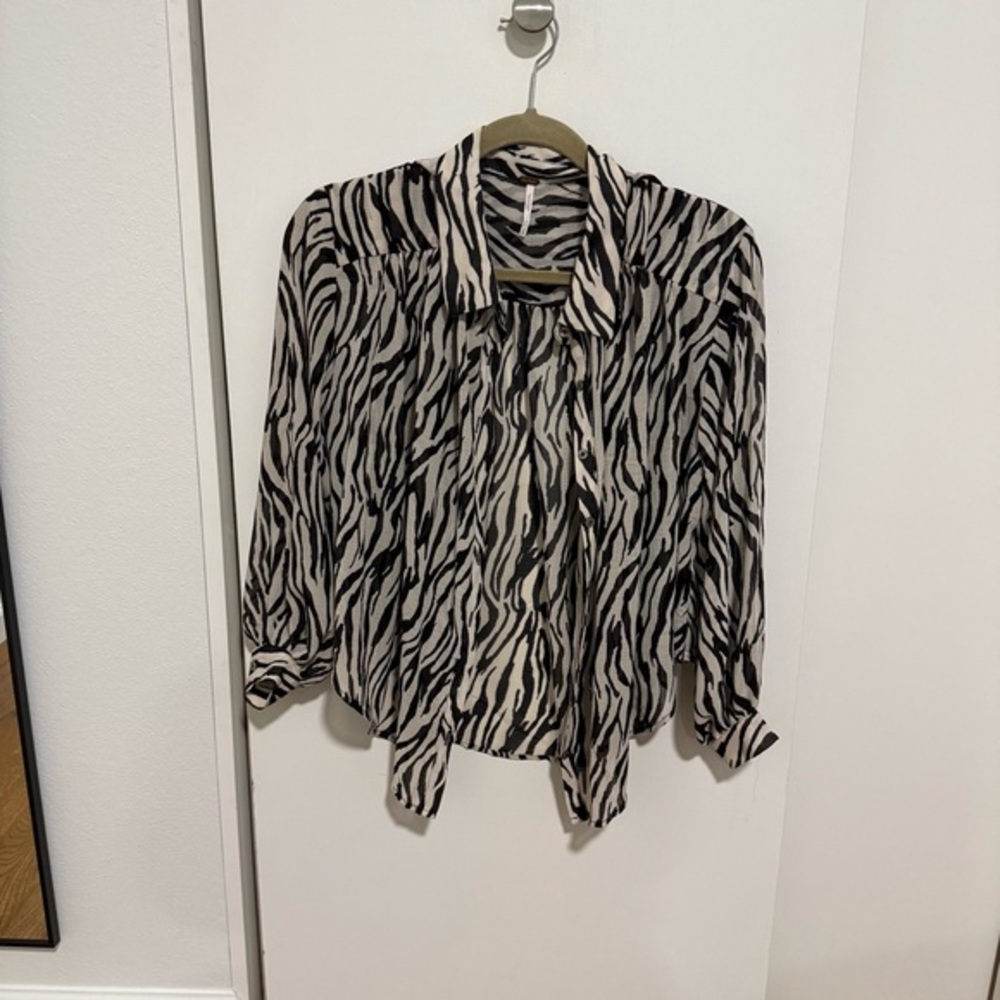 Free People Button Down Blouse